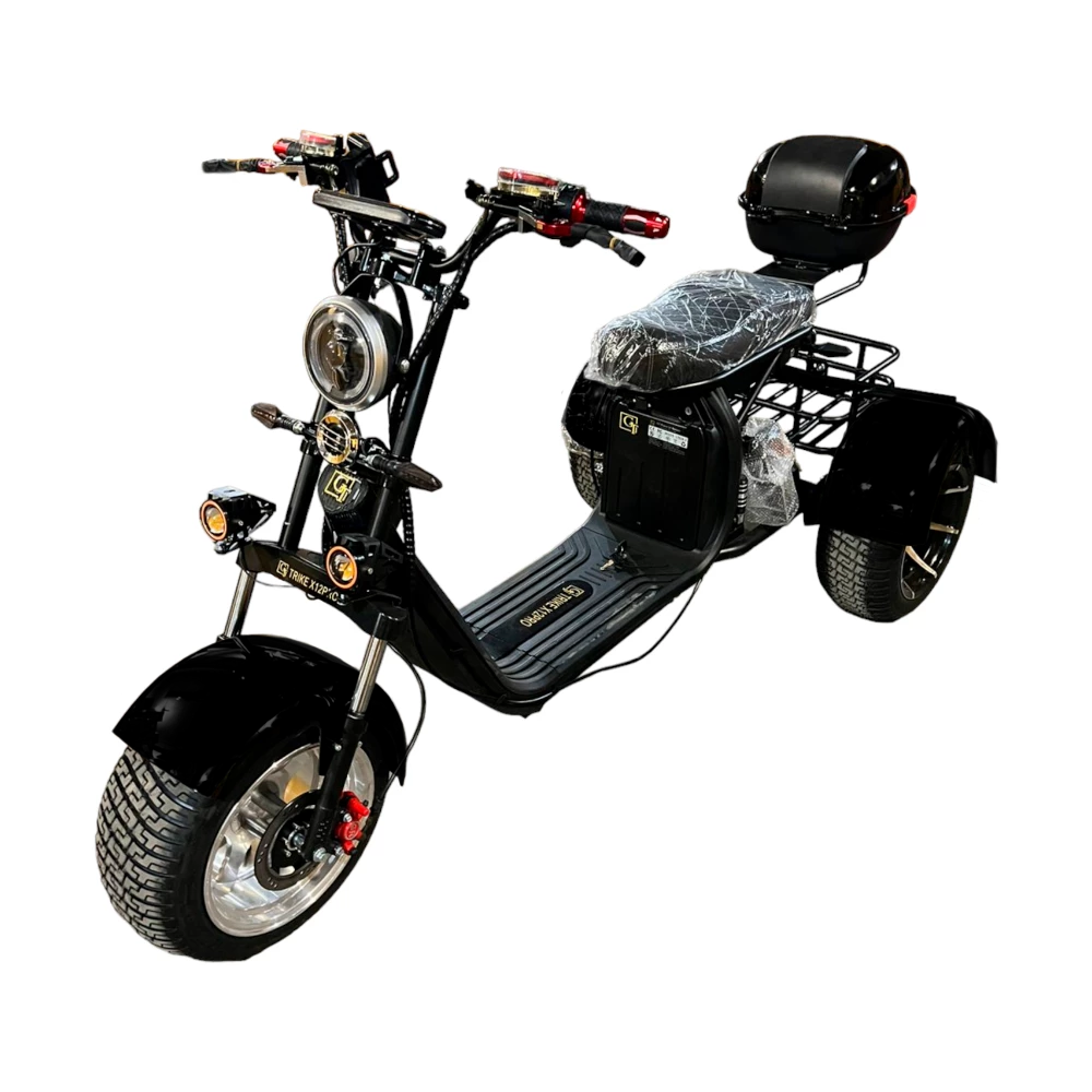 Электроскутер CITYCOCO GT X12 TRIKE Матовый чёрный Электроскутер CITYCOCO GT X12 TRIKE Матовый чёрный