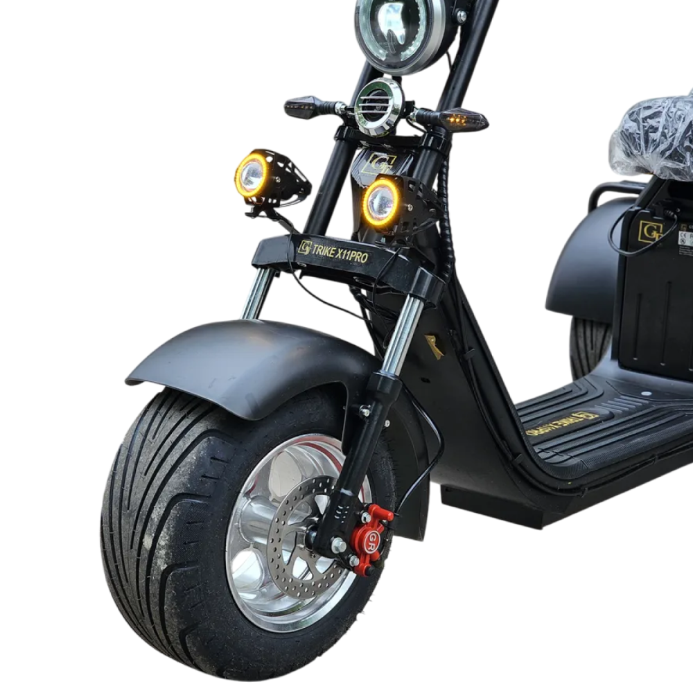 Электроскутер трехколесный CITYCOCO GT X11 TRIKE 2023 Черный 3 Электроскутер трехколесный CITYCOCO GT X11 TRIKE 2023 Черный 3