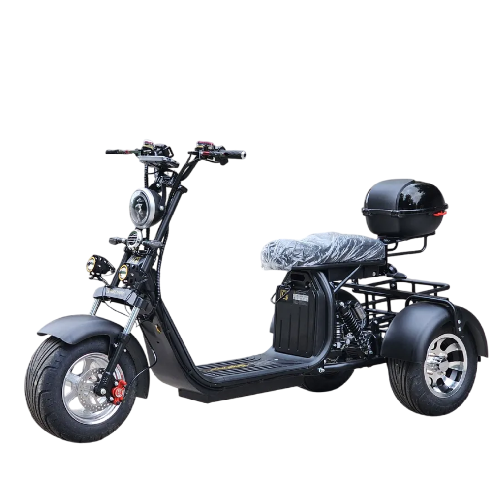 Электроскутер трехколесный CITYCOCO GT X11 TRIKE 2023 Черный Электроскутер трехколесный CITYCOCO GT X11 TRIKE 2023 Черный