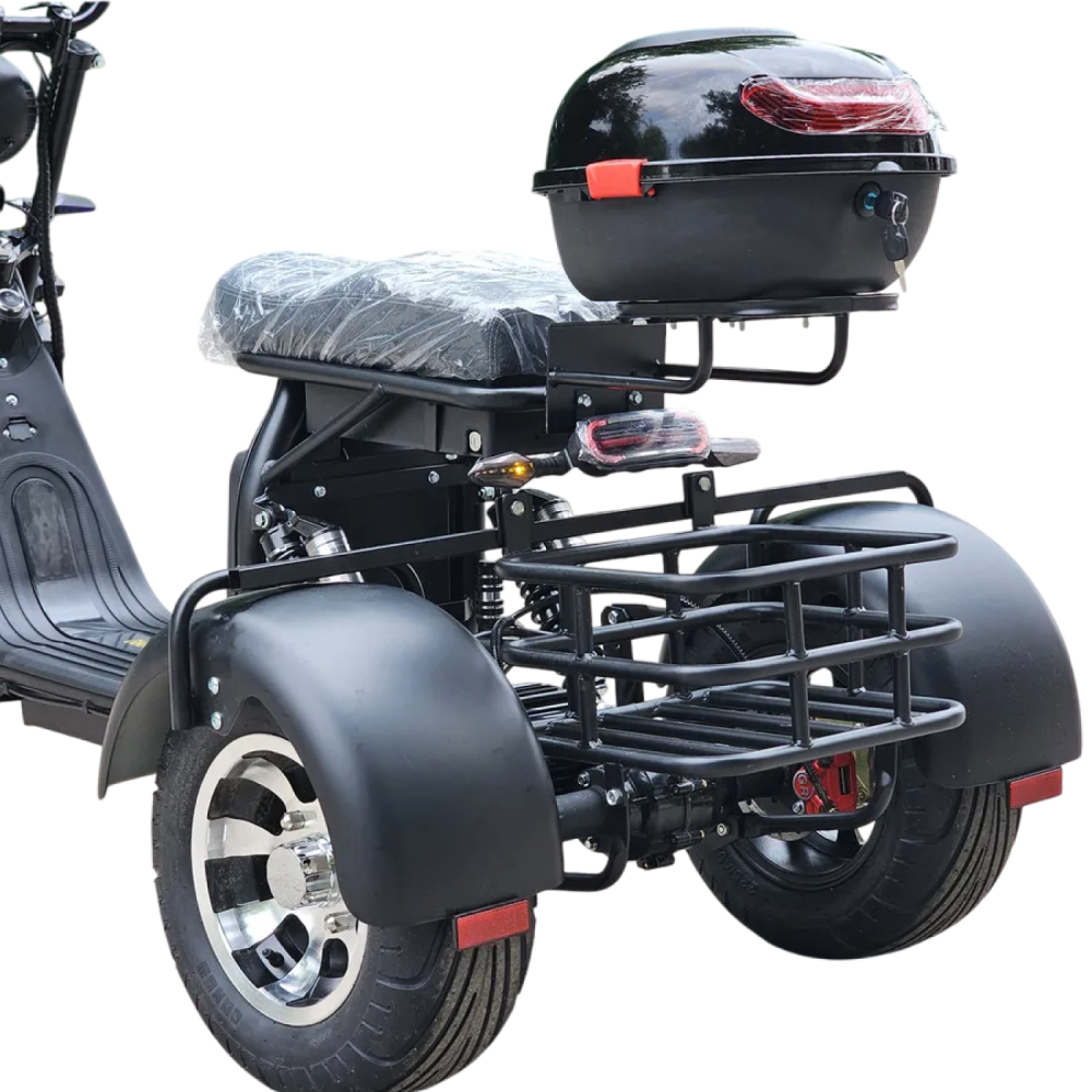 Электроскутер трехколесный CITYCOCO GT X11 TRIKE 2023 Черный 4 Электроскутер трехколесный CITYCOCO GT X11 TRIKE 2023 Черный 4