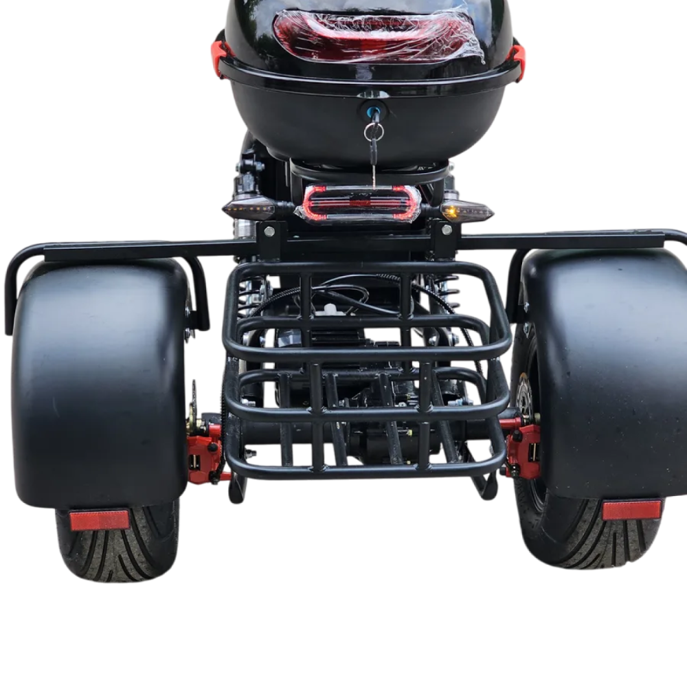 Электроскутер трехколесный CITYCOCO GT X11 TRIKE 2023 Черный 8 Электроскутер трехколесный CITYCOCO GT X11 TRIKE 2023 Черный 8