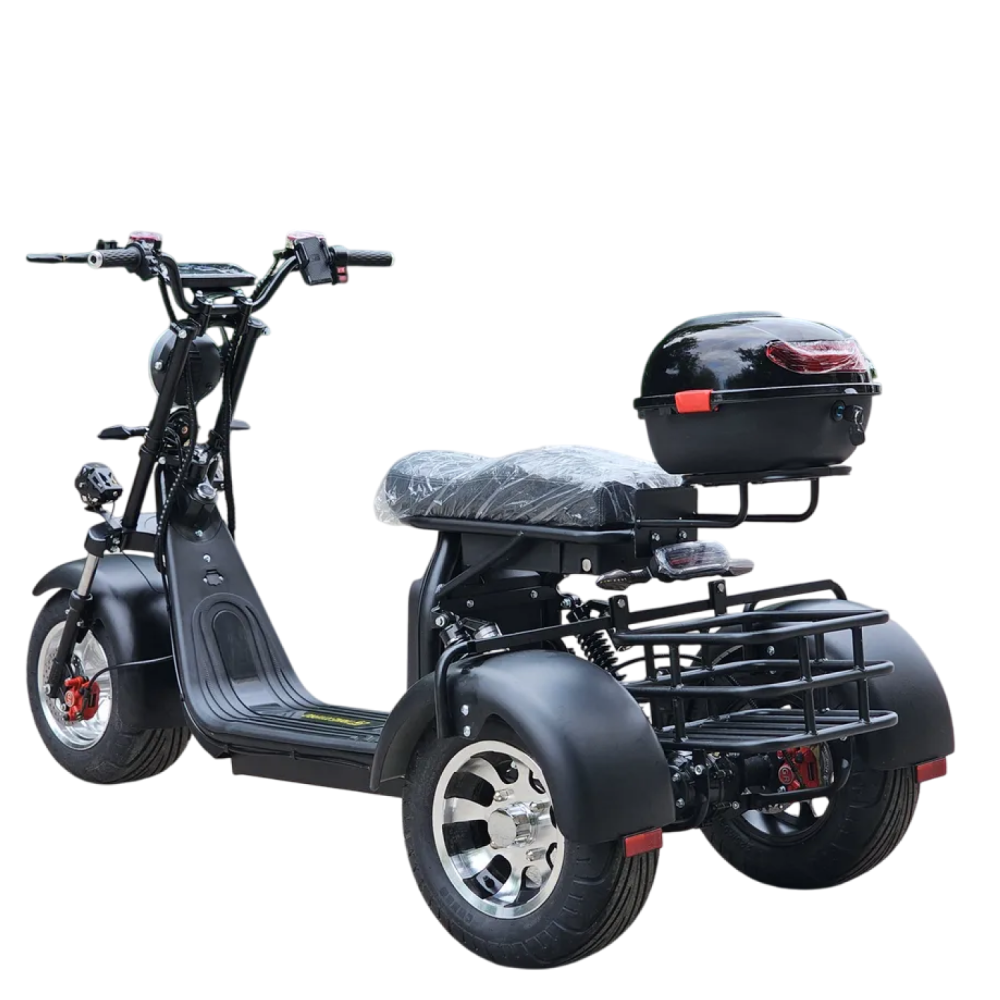 Электроскутер трехколесный CITYCOCO GT X11 TRIKE 2023 Черный 1 Электроскутер трехколесный CITYCOCO GT X11 TRIKE 2023 Черный 1