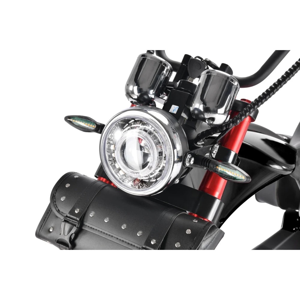 Электроскутер Citycoco WHITE SIBERIA Wild Wheel 3950W Черный 18 Электроскутер Citycoco WHITE SIBERIA Wild Wheel 3950W Черный 18