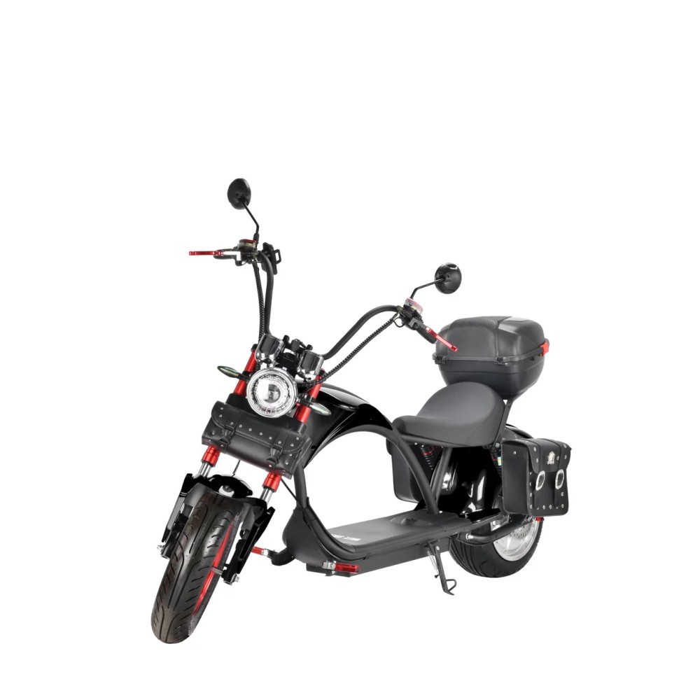 Электроскутер Citycoco WHITE SIBERIA Wild Wheel 3950W Черный 19 Электроскутер Citycoco WHITE SIBERIA Wild Wheel 3950W Черный 19