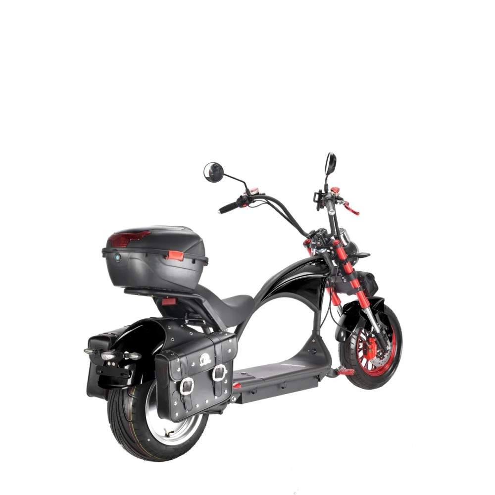 Электроскутер Citycoco WHITE SIBERIA Wild Wheel 3950W Черный 15 Электроскутер Citycoco WHITE SIBERIA Wild Wheel 3950W Черный 15
