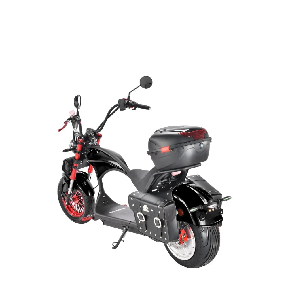 Электроскутер Citycoco WHITE SIBERIA Wild Wheel 3950W Черный 13 Электроскутер Citycoco WHITE SIBERIA Wild Wheel 3950W Черный 13