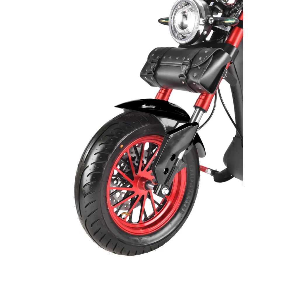Электроскутер Citycoco WHITE SIBERIA Wild Wheel 3950W Черный 12 Электроскутер Citycoco WHITE SIBERIA Wild Wheel 3950W Черный 12