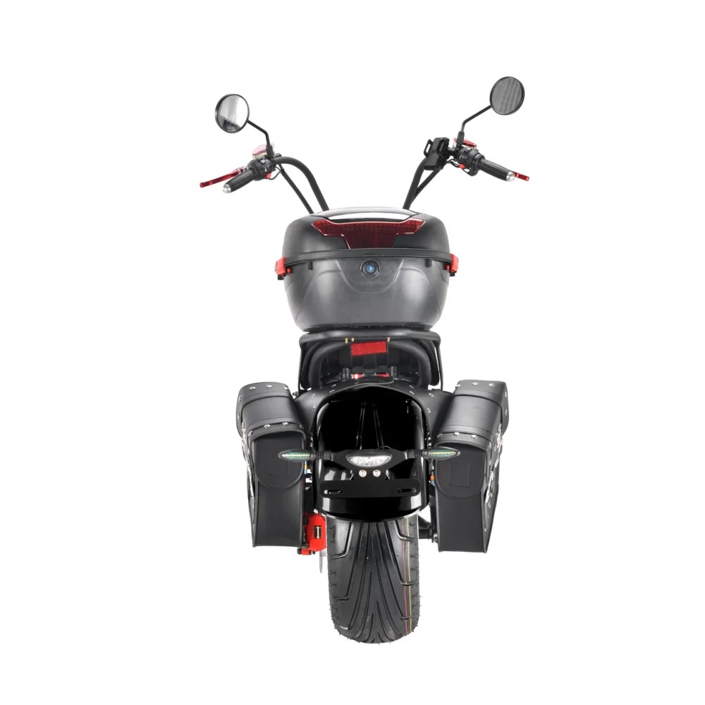 Электроскутер Citycoco WHITE SIBERIA Wild Wheel 3950W Черный 3 Электроскутер Citycoco WHITE SIBERIA Wild Wheel 3950W Черный 3