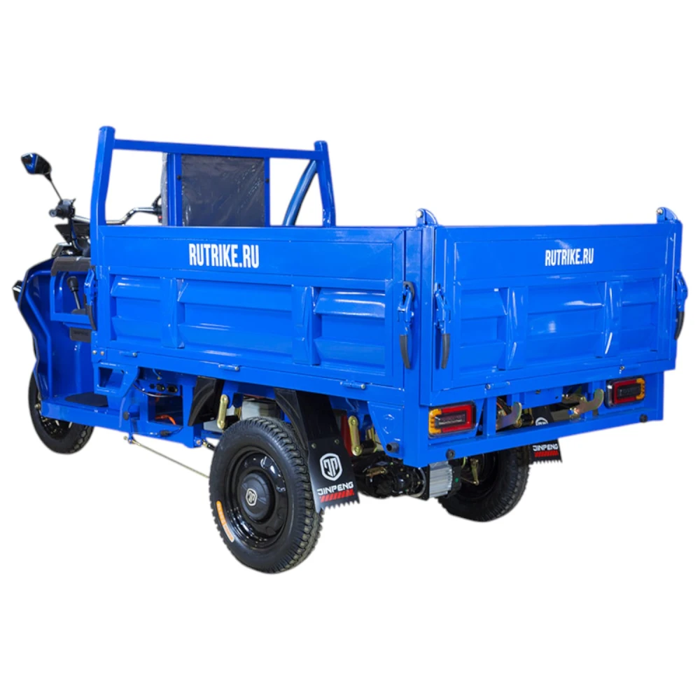 Грузовой электротрицикл Rutrike D5 1500 гидравлика (72V1500W) Красный 5