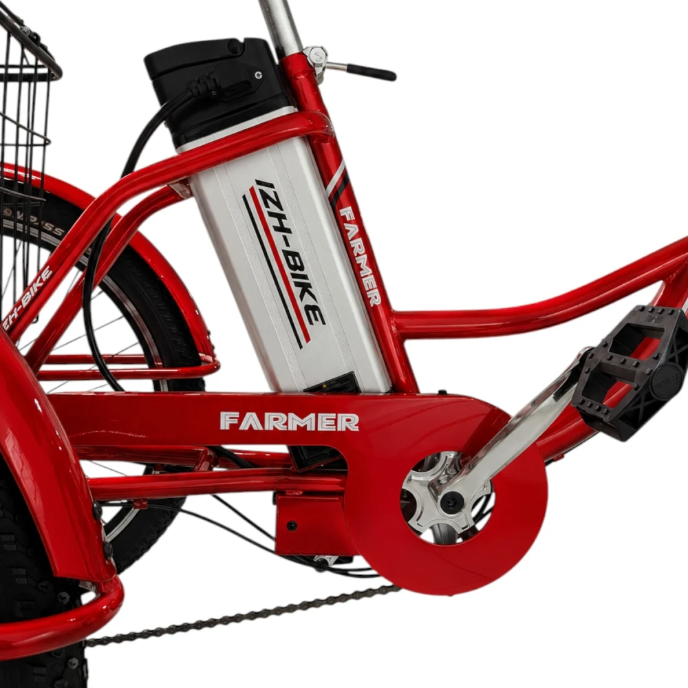 Электровелосипед IZH-BIKE FARMER 250W 36V10Ah Li-ion Красный 15