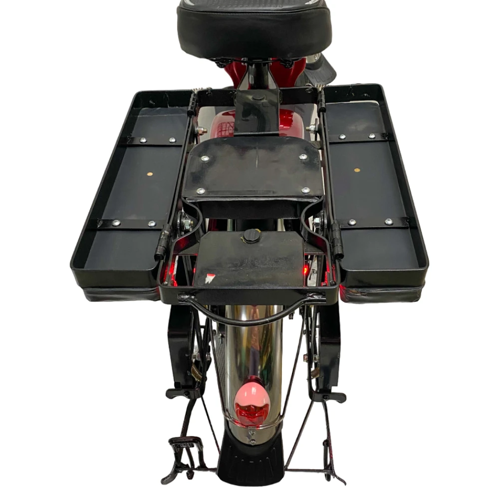 Электроскутер GreenCamel Тайфун 17 (350W 48V12Ah) быстросъем Красный 14